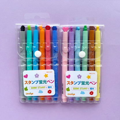 Estuche de Marcadores de sello X 6 unidades