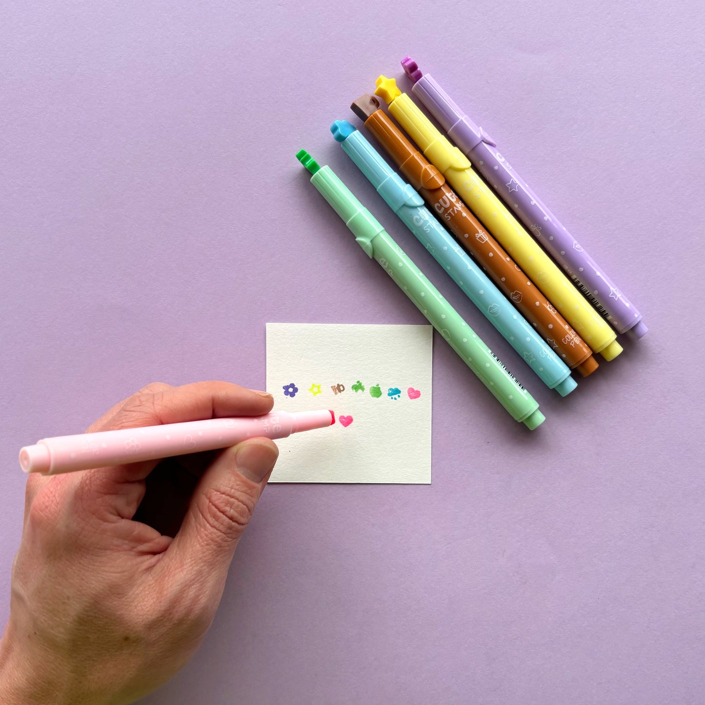 Estuche de Marcadores de sello X 6 unidades