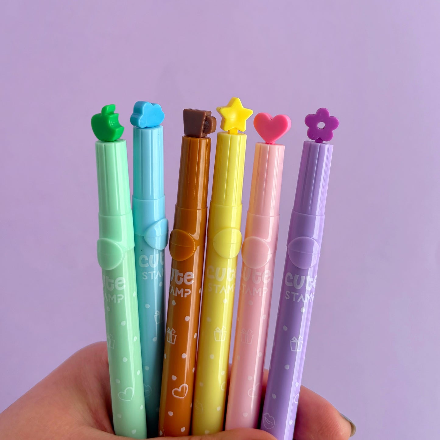 Estuche de Marcadores de sello X 6 unidades