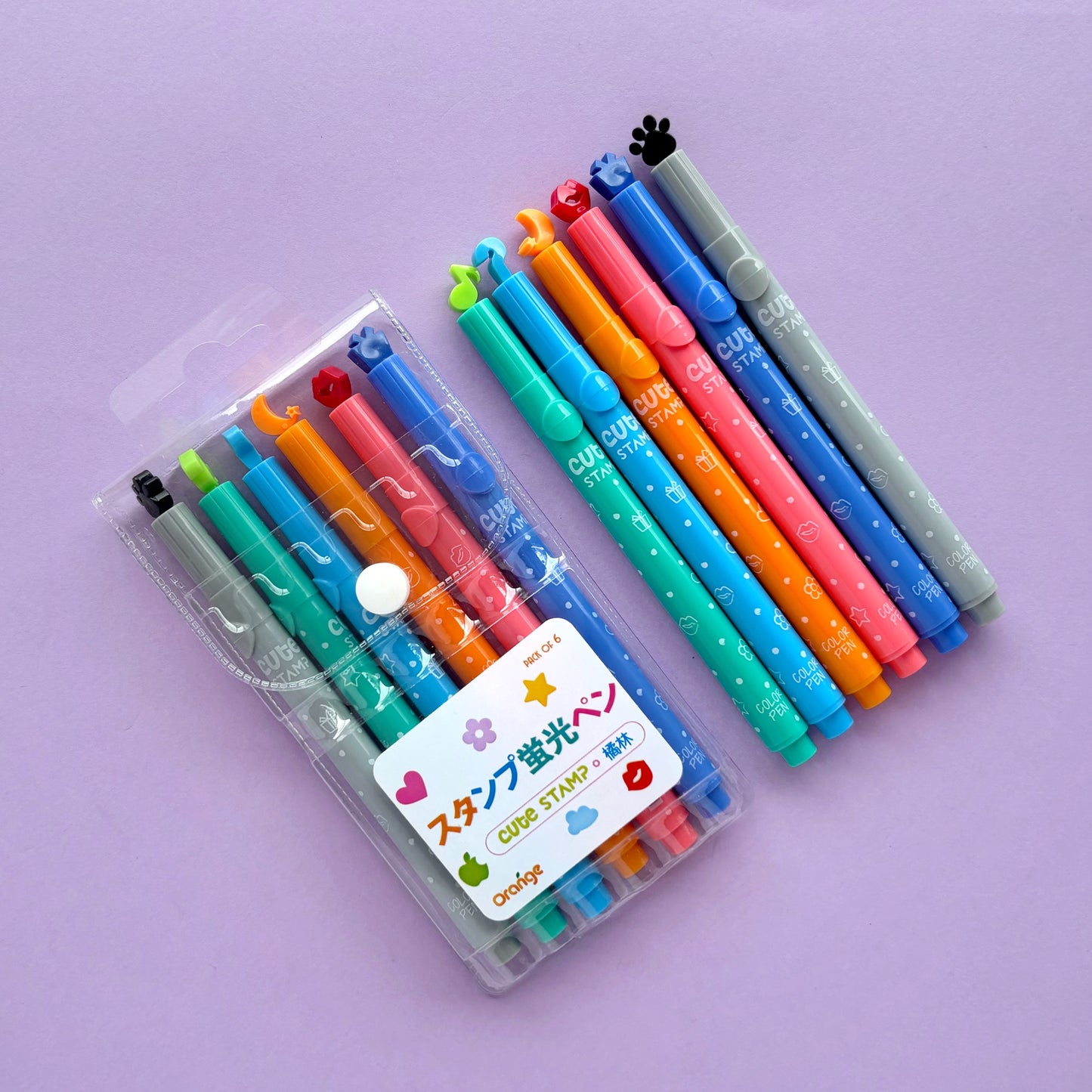 Estuche de Marcadores de sello X 6 unidades