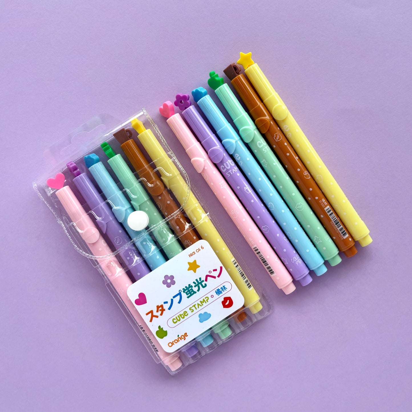 Estuche de Marcadores de sello X 6 unidades