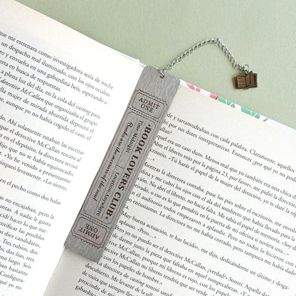 Marcapáginas metálico Book Lovers Club