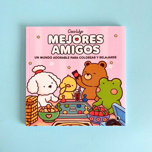 Mejores amigos - Coco Wyo - Un mundo adorable para colorear y relajarse - Libro para colorear