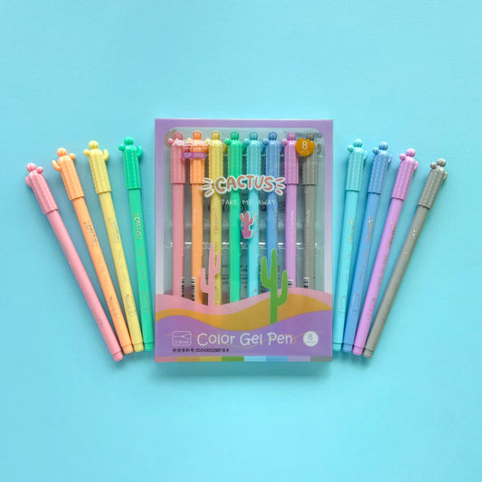Cactus Pens – Micropuntas Gel Pastel 0.5 mm