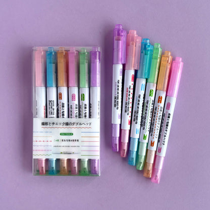 Set de Micropuntas con Mini Sellos de Rodillo x6 – Para crear y decorar