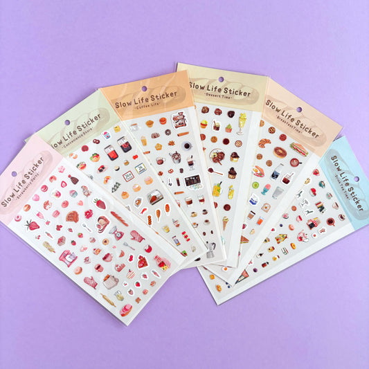 Mini Stickers Slow Life – 1 hoja