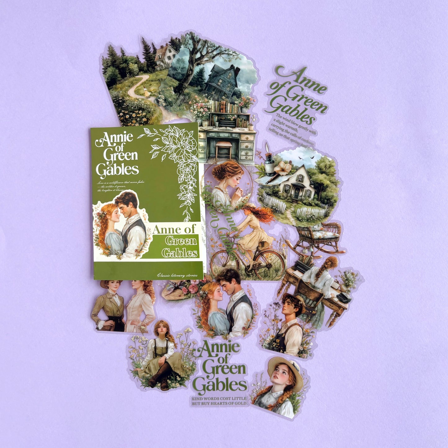 Stickers Literary Stories – Anne of Green Gables (Set de 20)