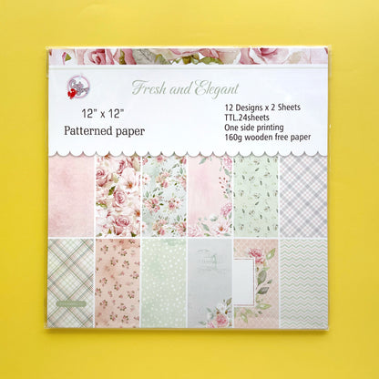 Set de papeles finos x 24 unidades Fresh and elegant