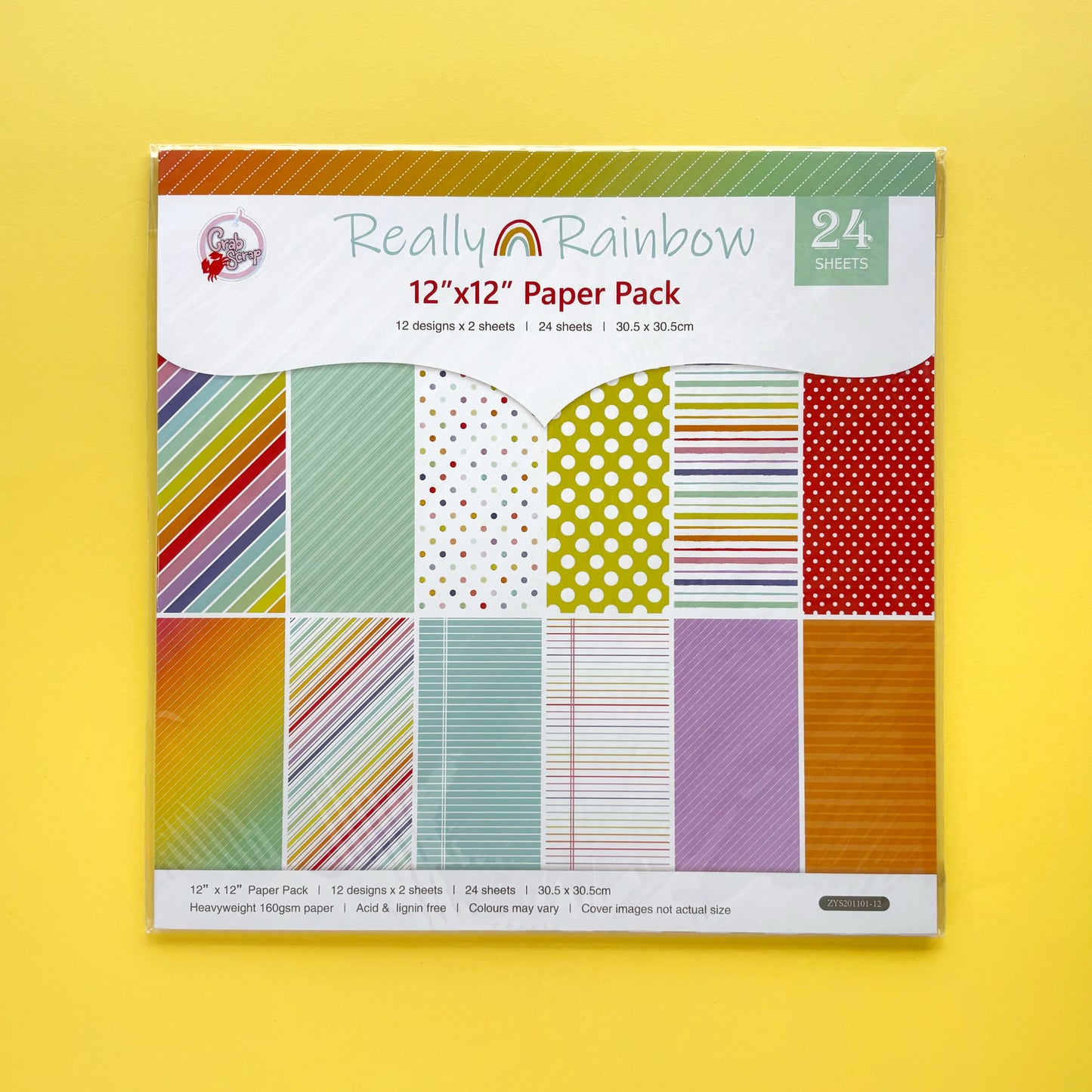 Set de papeles finos x 24 unidades - Really rainbow