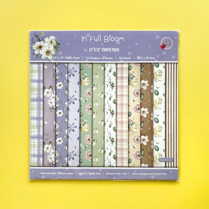 Set de papeles finos x 24 unidades - In full bloom