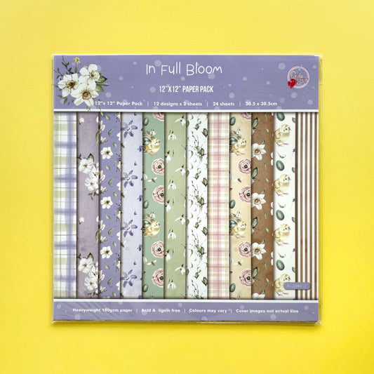 Set de papeles finos x 24 unidades - In full bloom