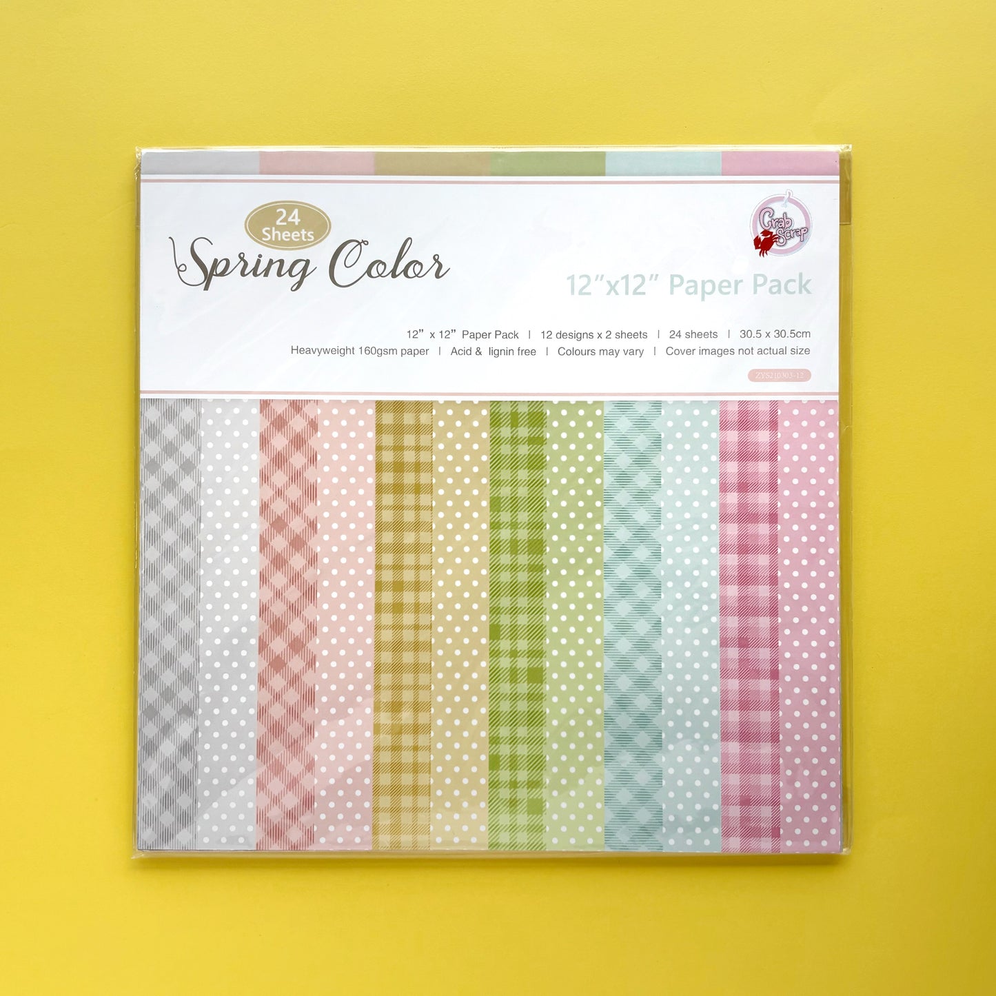 Set de papeles finos x 24 unidades Spring Color