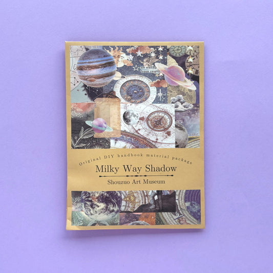 Paquete de papeles y stickers vintage Milky Way Shadow - Para scrapbooking o proyectos creativos -