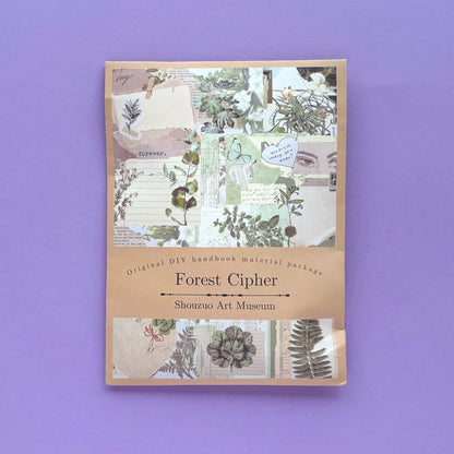 Paquete de papeles y stickers vintage Forest Cipher - Para scrapbooking o proyectos creativos