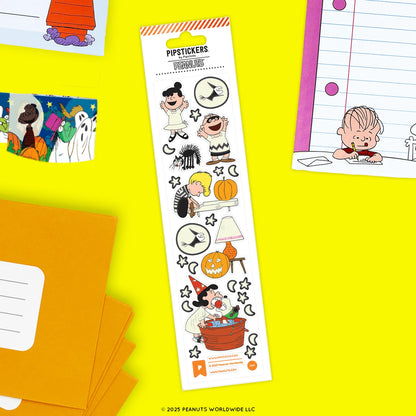 Lámina de Stickers Peanuts x Pipsticks Original - Halloween Festivities
