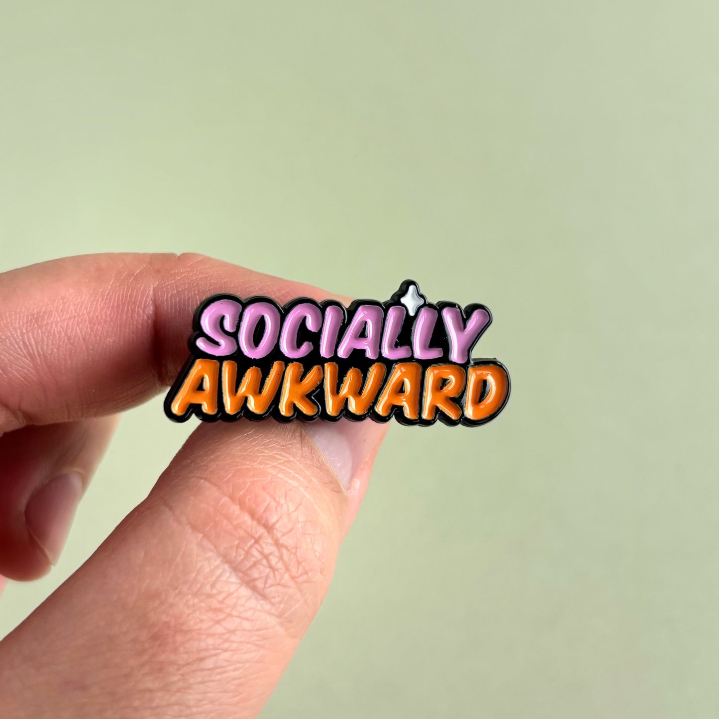 Pin Metálico Socially Awkward