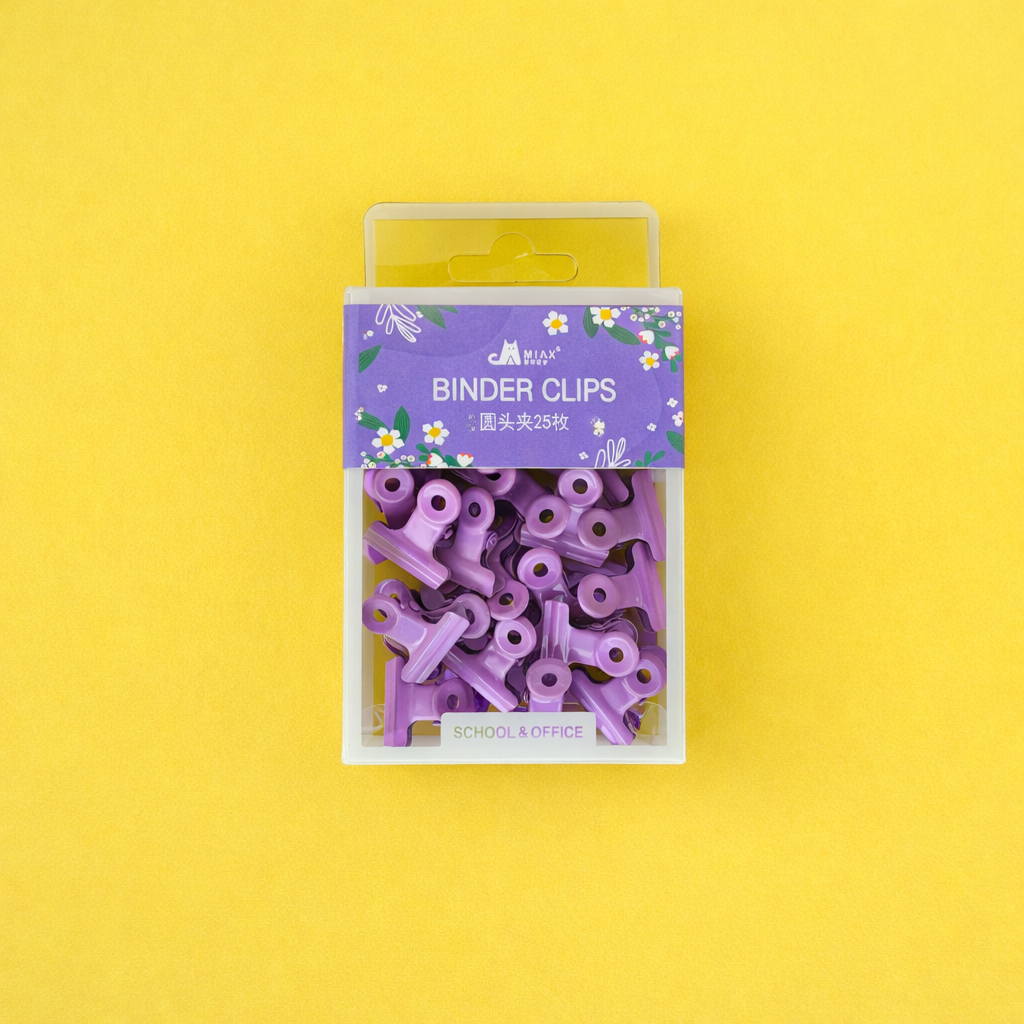 Pinzas Mini Pastel para Papel – Set x25