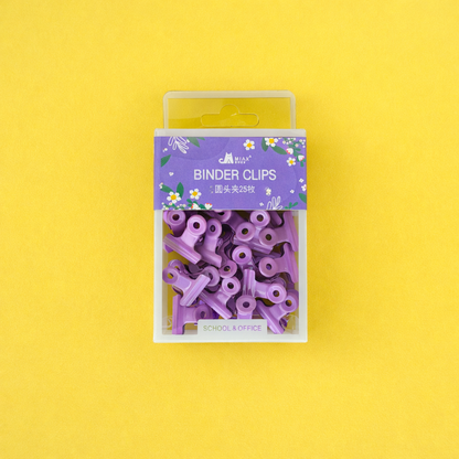 Pinzas Mini Pastel para Papel – Set x25