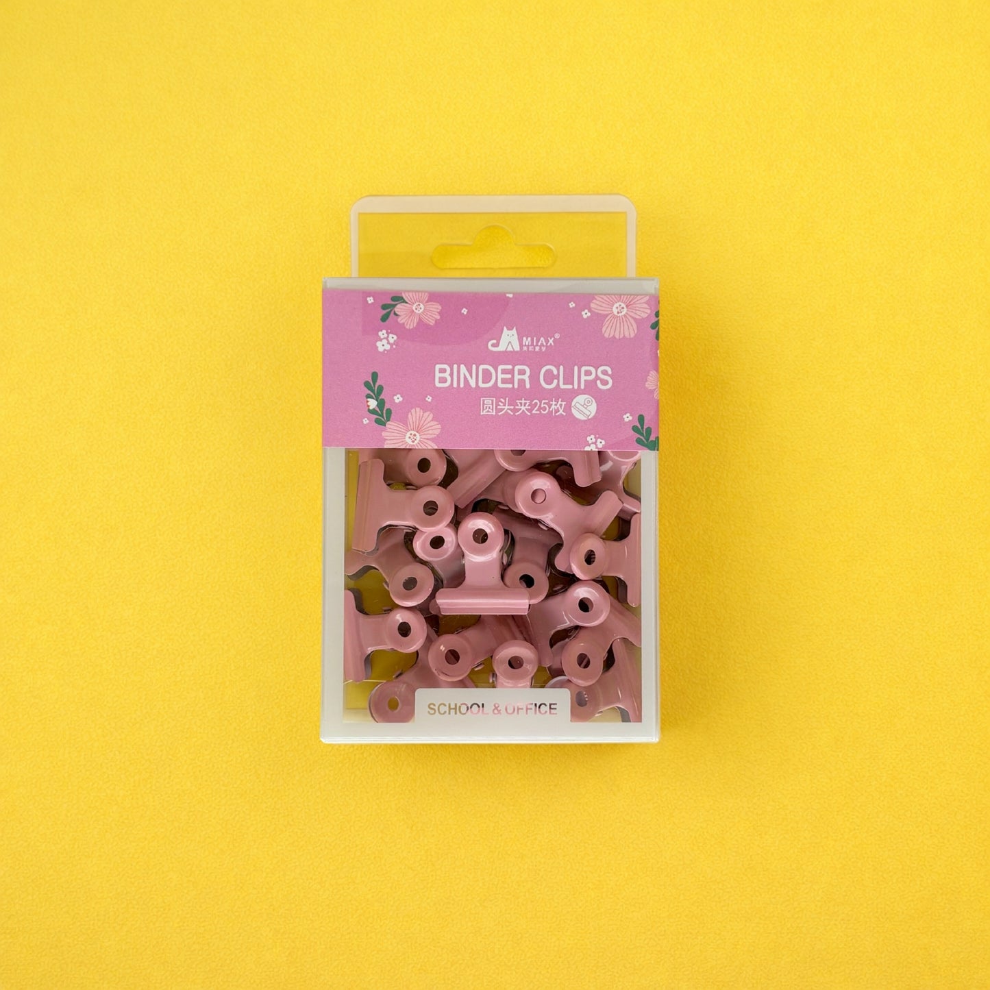 Pinzas Mini Pastel para Papel – Set x25