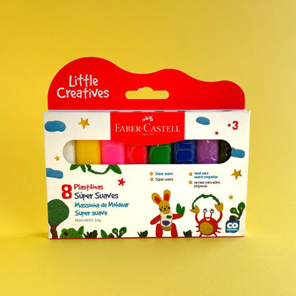 Plastilina súper suave caja X8 - Little Creatives