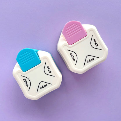 Perforadora redondeadora de esquinas 3 en 1.