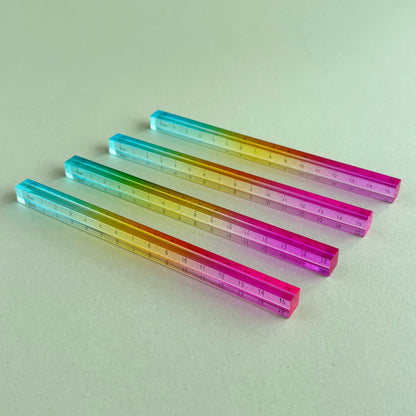Regla Aurora Cuadrangular (15 cm)