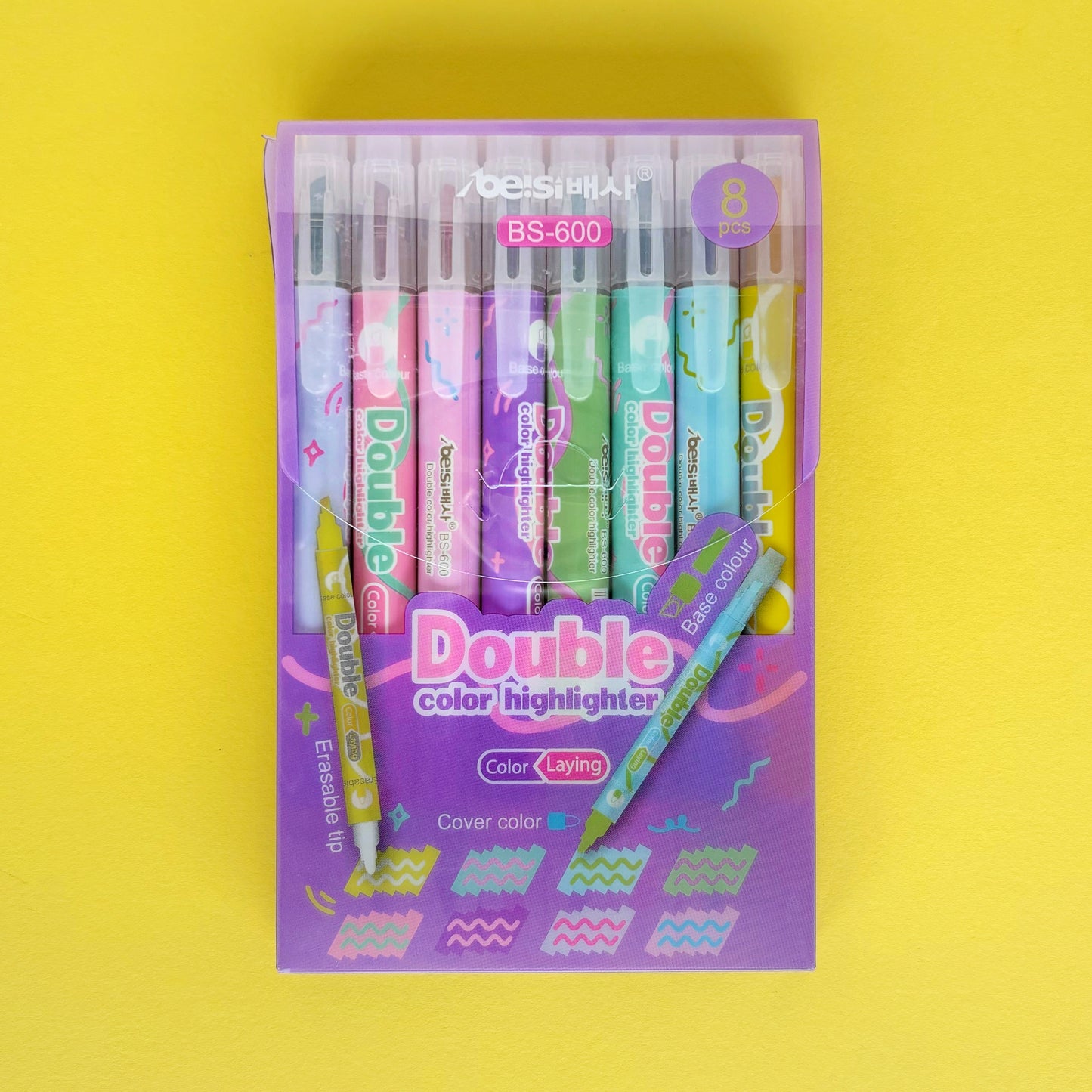 Resaltadores Doble Punta para color layering (set de 8 – 16 colores)