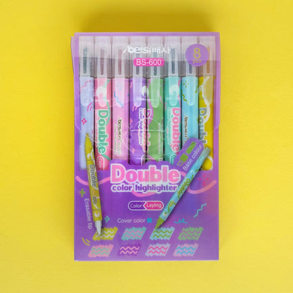 Resaltadores Doble Punta para color layering (set de 8 – 16 colores)