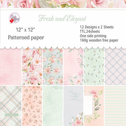 Set de papeles finos x 24 unidades Fresh and elegant