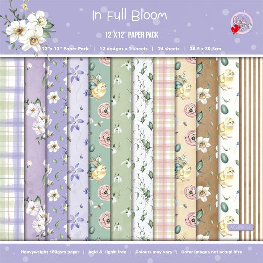 Set de papeles finos x 24 unidades - In full bloom