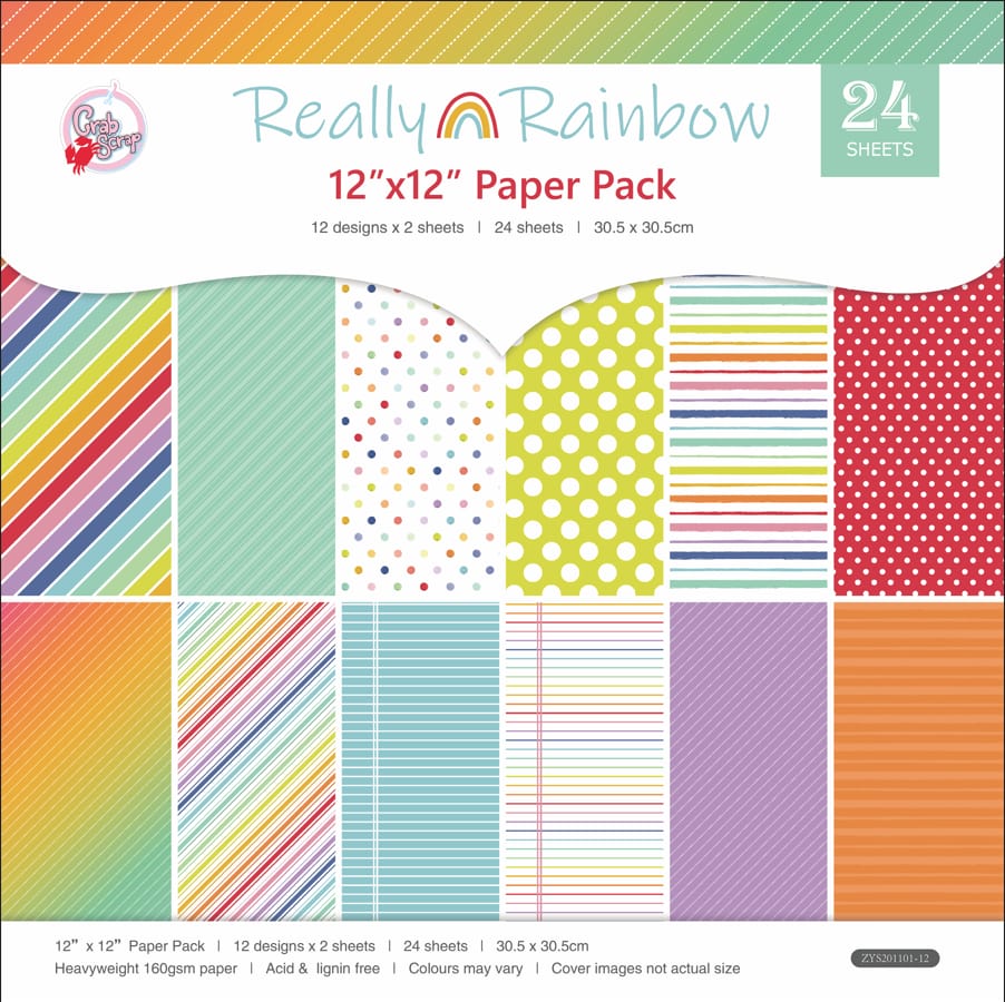 Set de papeles finos x 24 unidades - Really rainbow