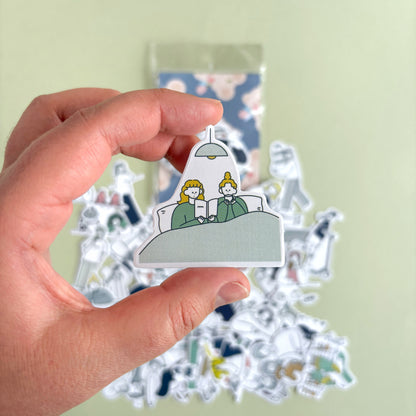Set de Stickers Slow Days (50 piezas)