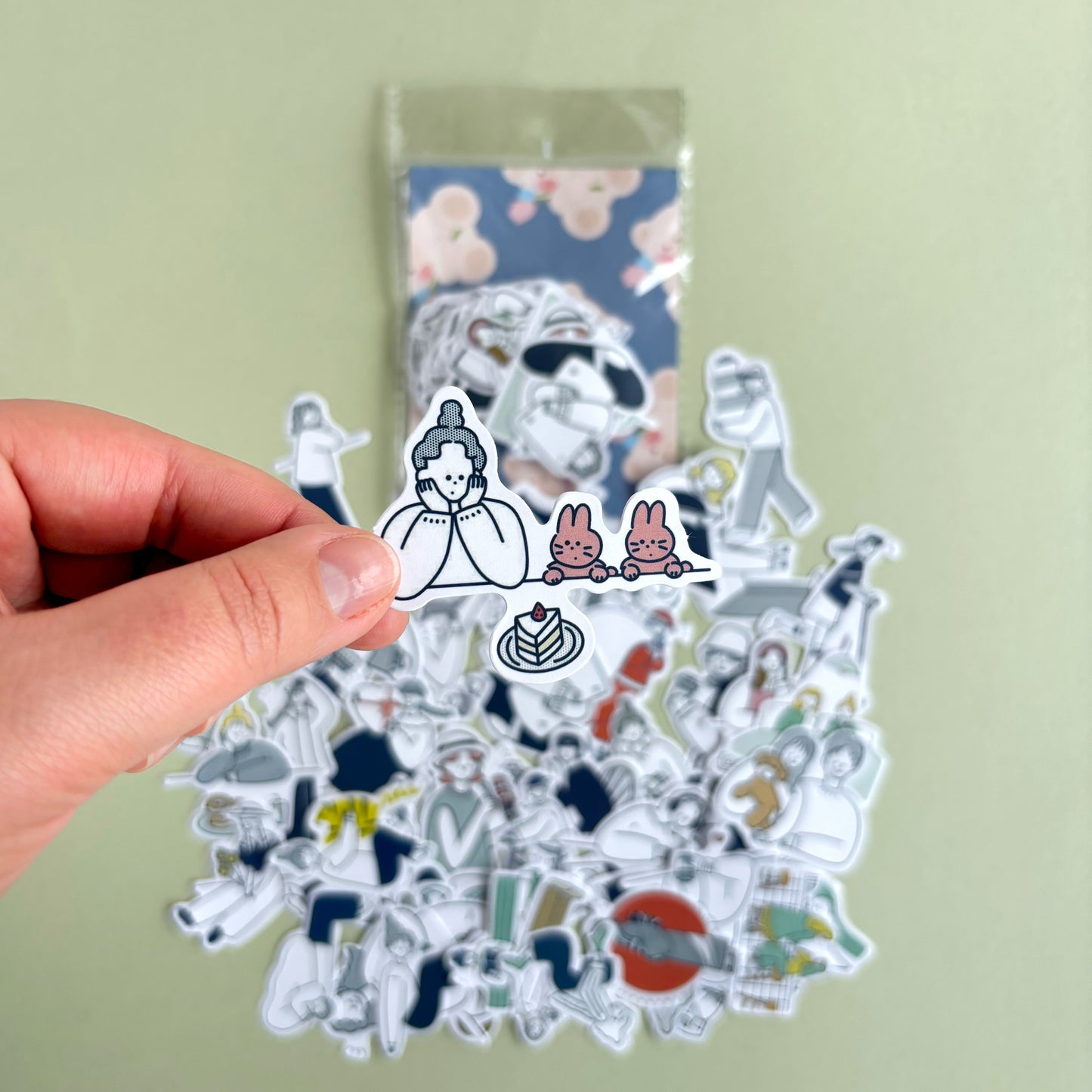 Set de Stickers Slow Days (50 piezas)
