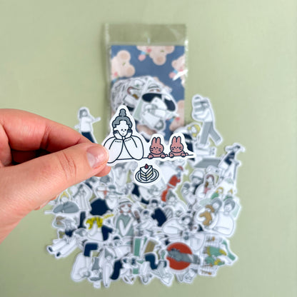 Set de Stickers Slow Days (50 piezas)