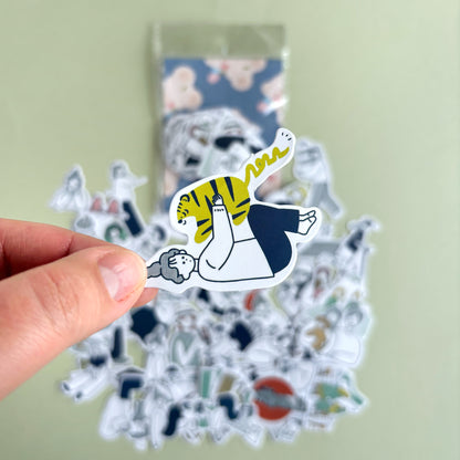 Set de Stickers Slow Days (50 piezas)