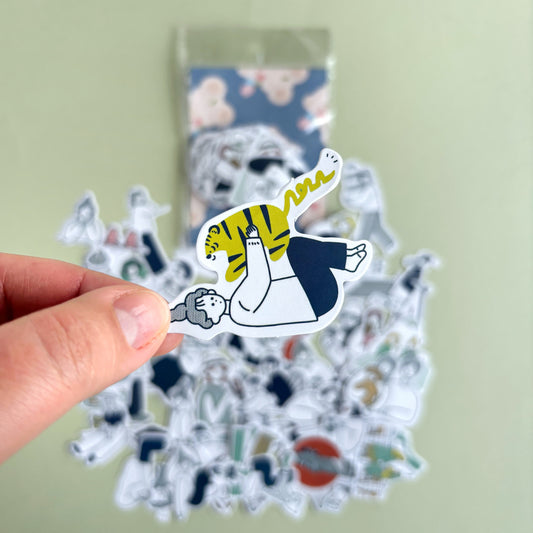 Set de Stickers Slow Days (50 piezas)