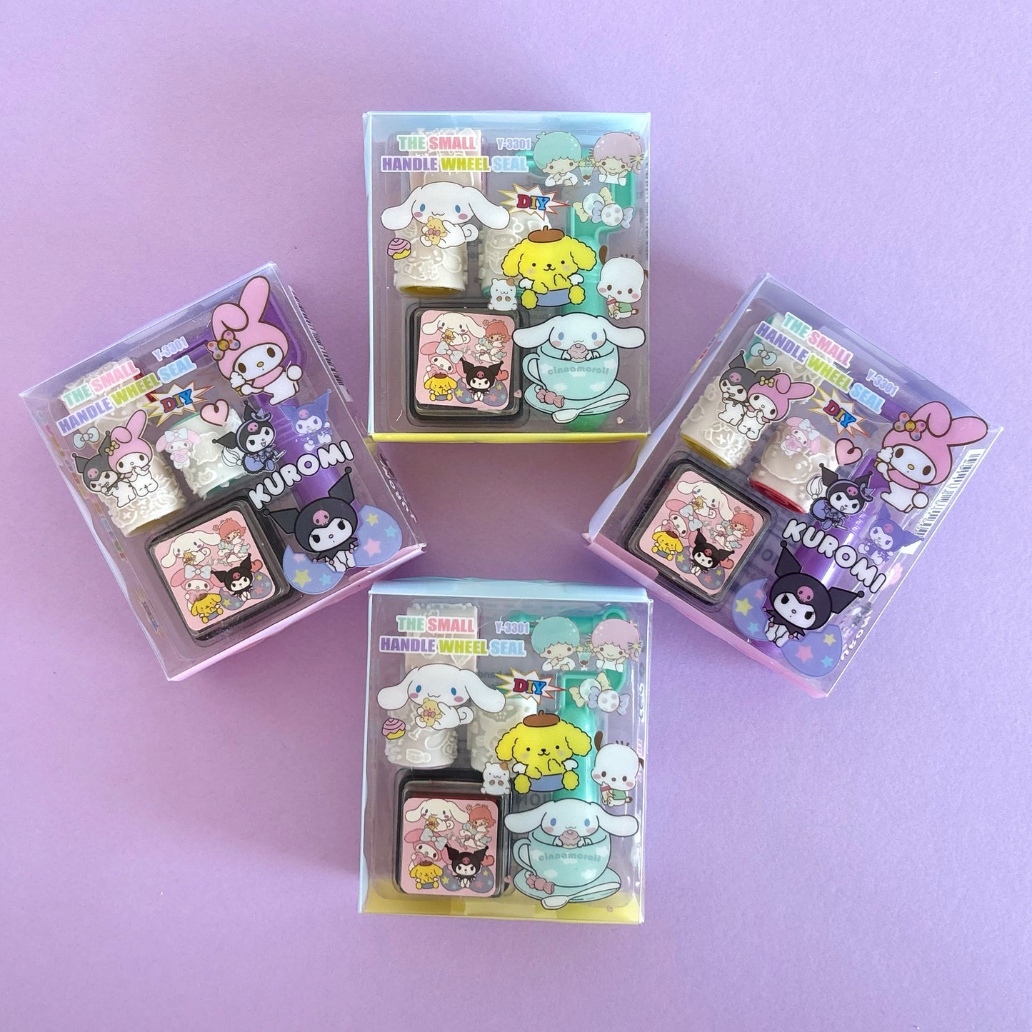 Caja de Sellos Rodillo x3 – Sanrio