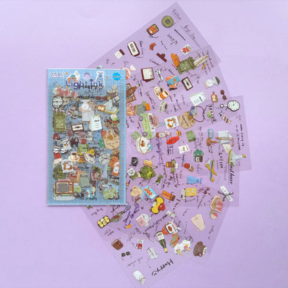 Stickers Aesthetics - Tinta y calma