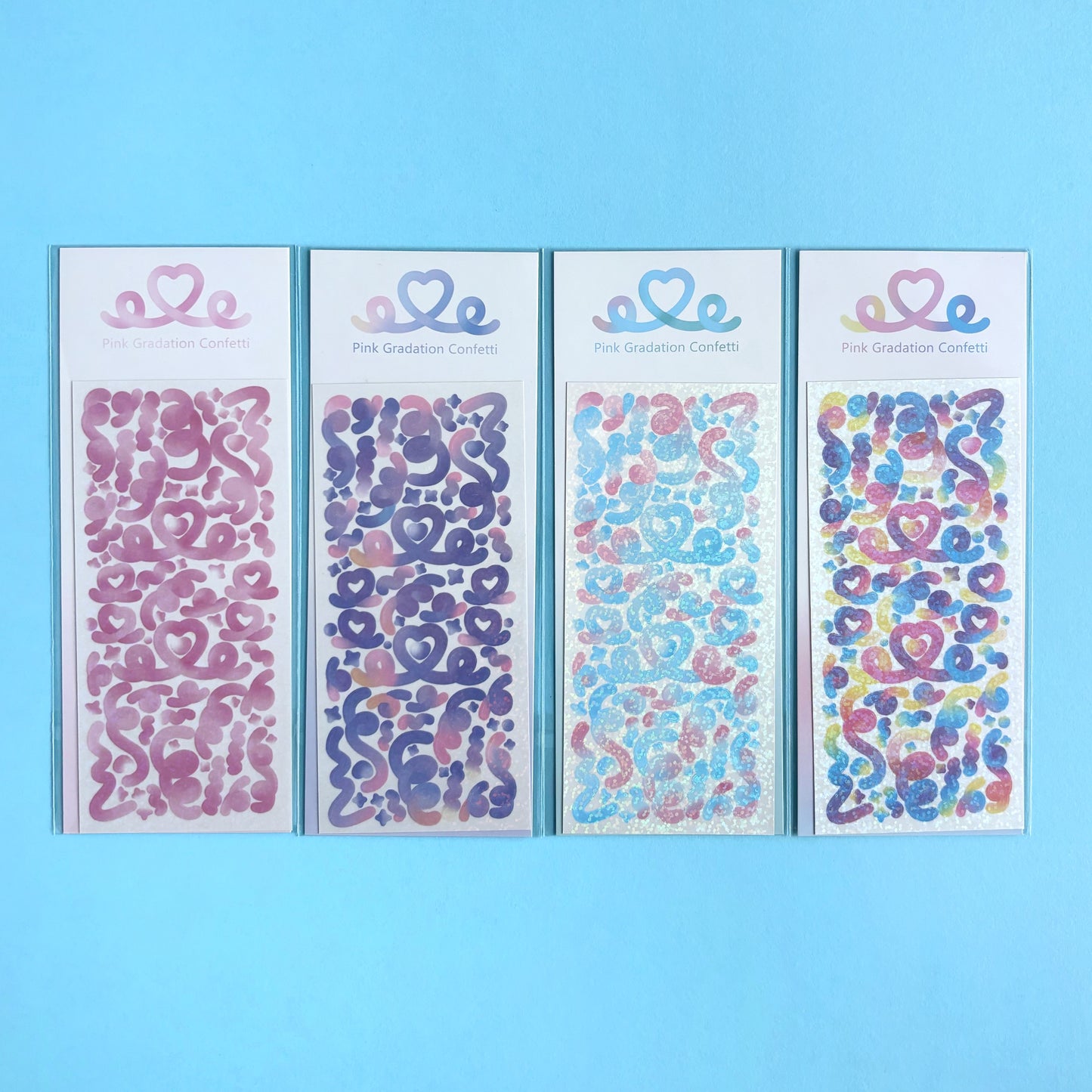 Stickers Glow Confetti (venta por unidad)