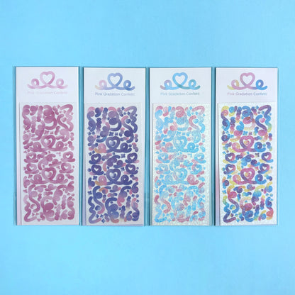 Stickers Glow Confetti (venta por unidad)