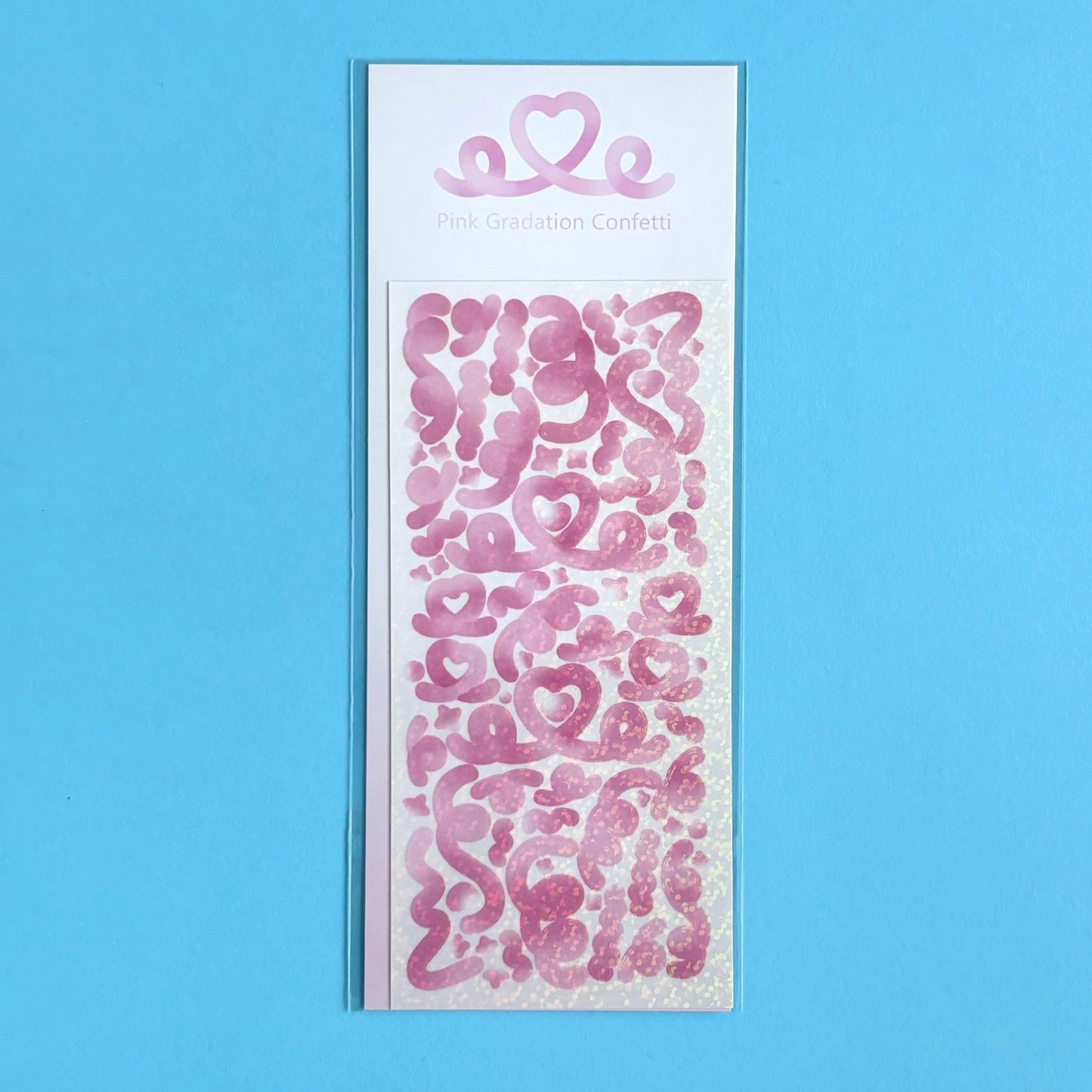 Stickers Glow Confetti (venta por unidad)
