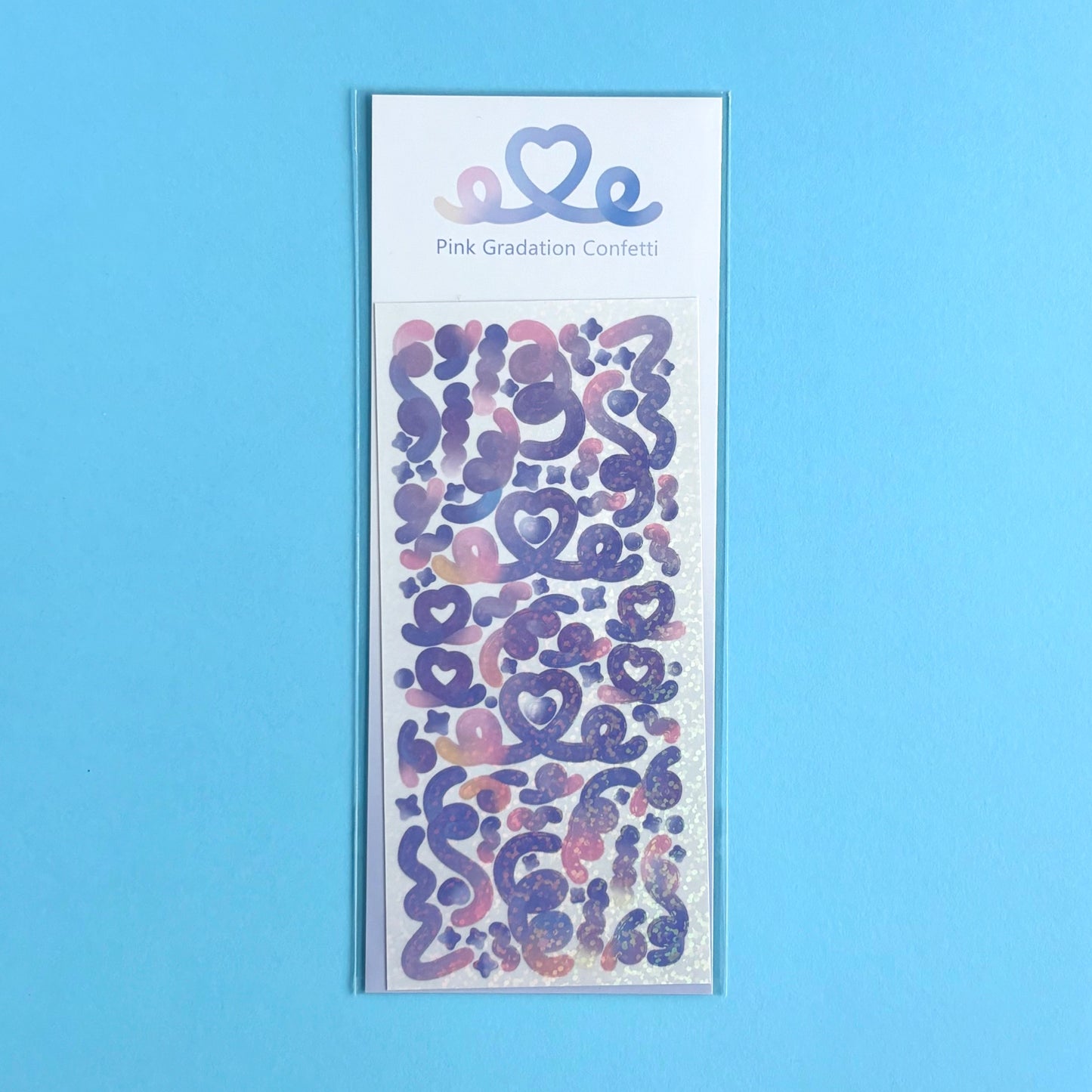 Stickers Glow Confetti (venta por unidad)