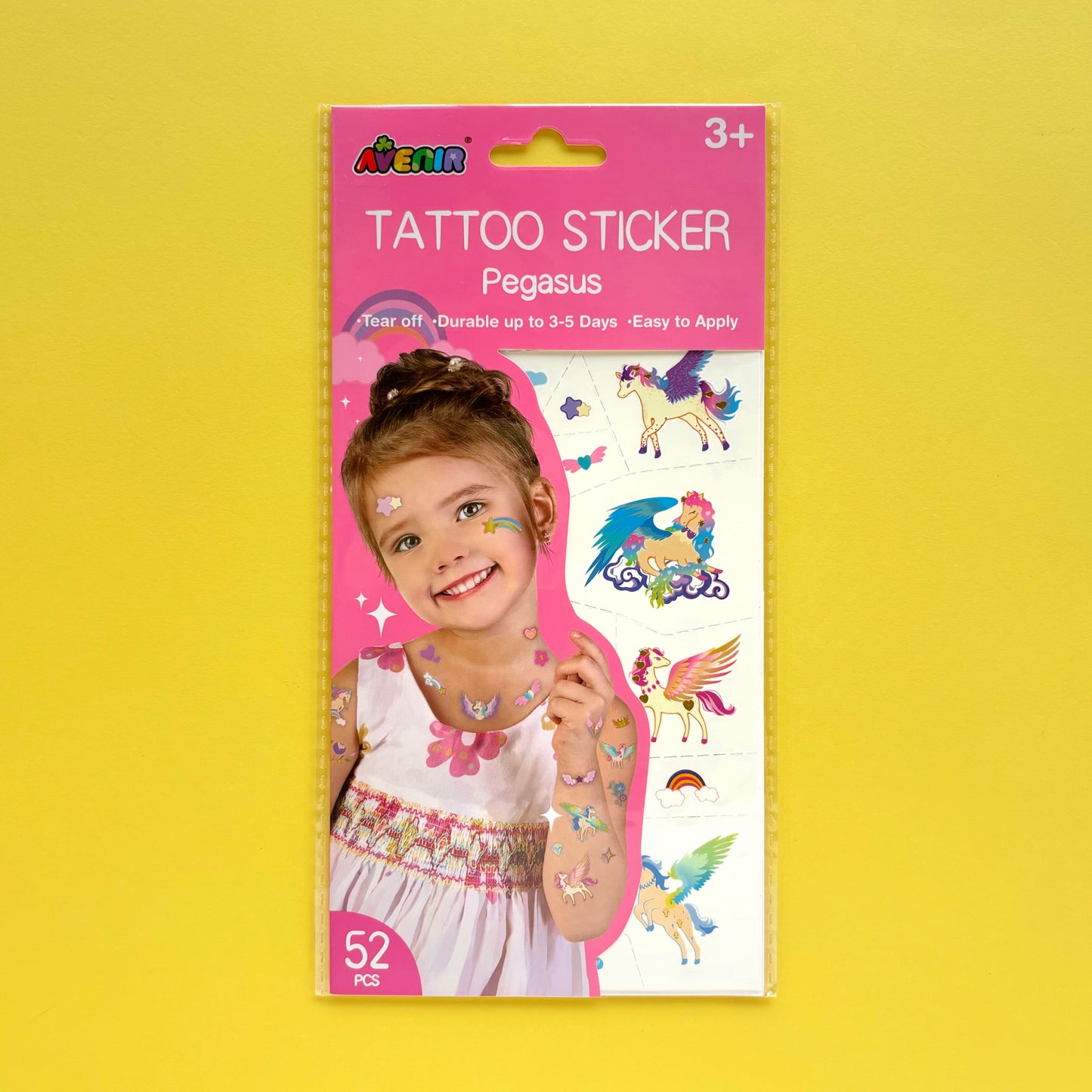 Tatuajes temporales pegasos 52 piez