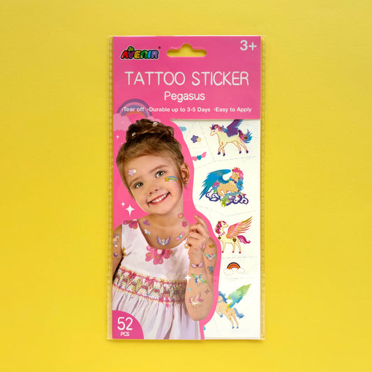 Tatuajes temporales pegasos 52 piez