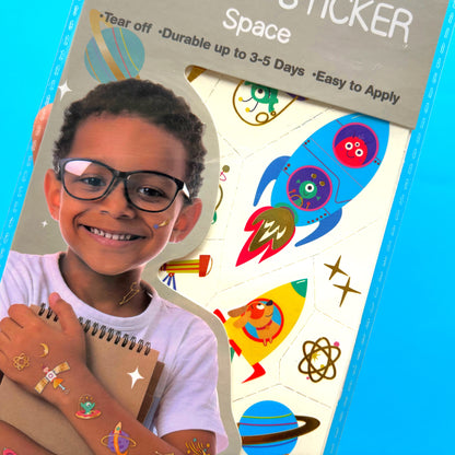 Tatuajes temporales espacio 53 piezas