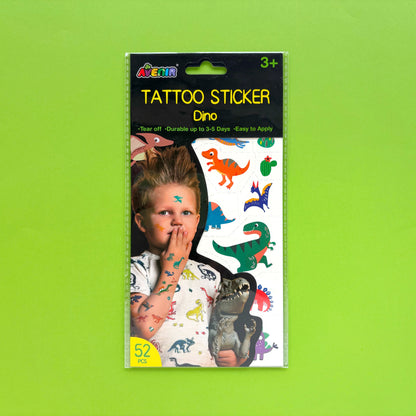 Tatuajes temporales dinosaurios 52 pieza