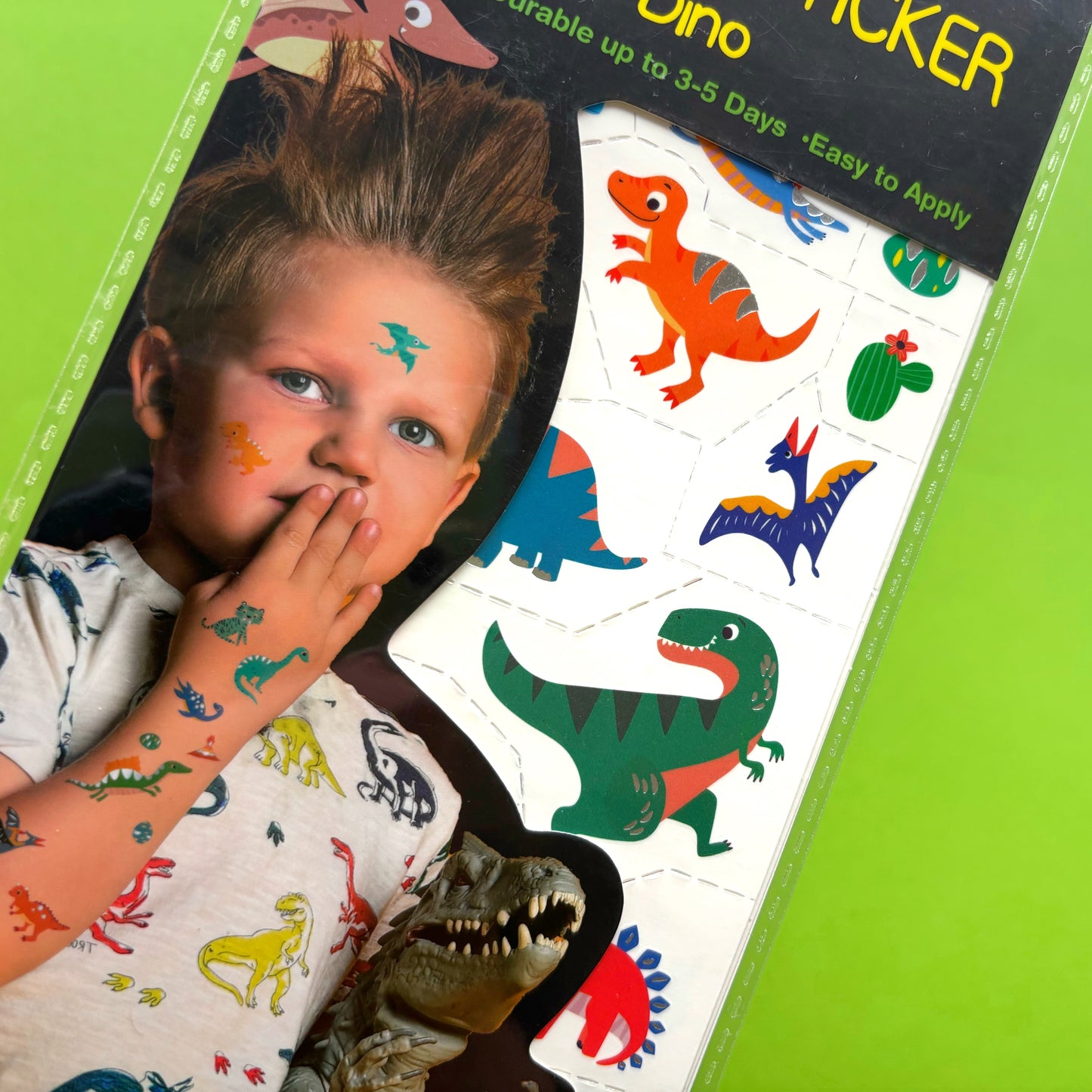 Tatuajes temporales dinosaurios 52 pieza