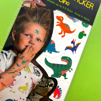 Tatuajes temporales dinosaurios 52 pieza