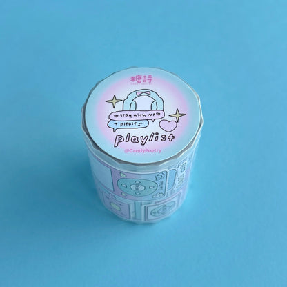 Tech Nostalgia - Stickers en rollo