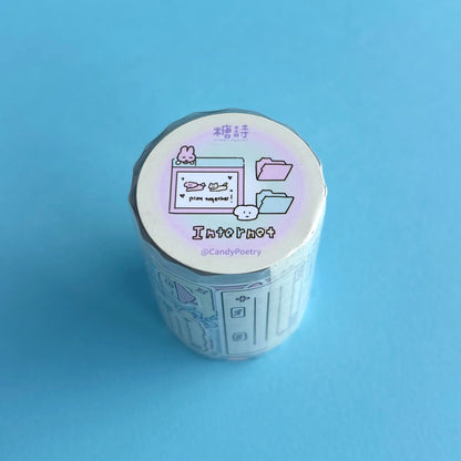 Tech Nostalgia - Stickers en rollo